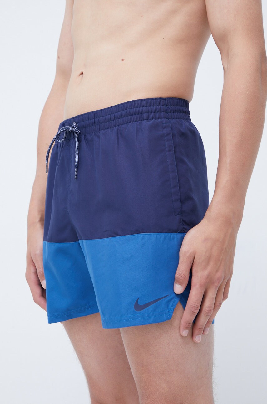 Μαγιό Nike Split χρώμα: ναυτικό μπλε