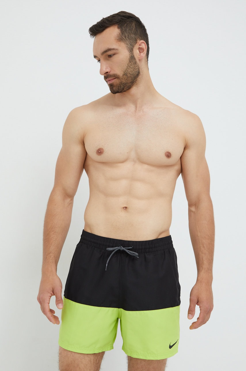 Nike pantaloni scurti de baie split culoarea negru