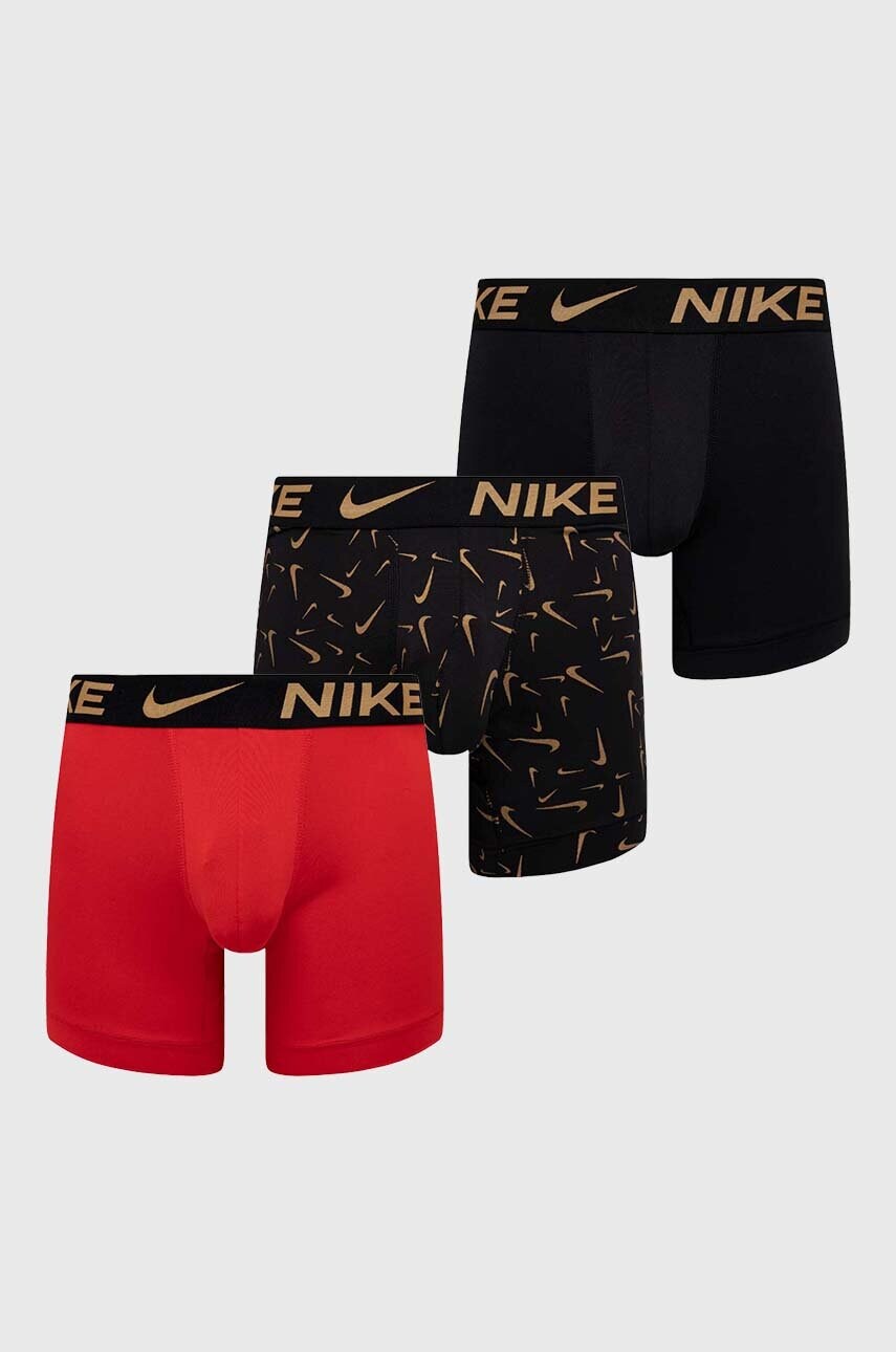 Nike boxeri 3-pack barbati, culoarea negru