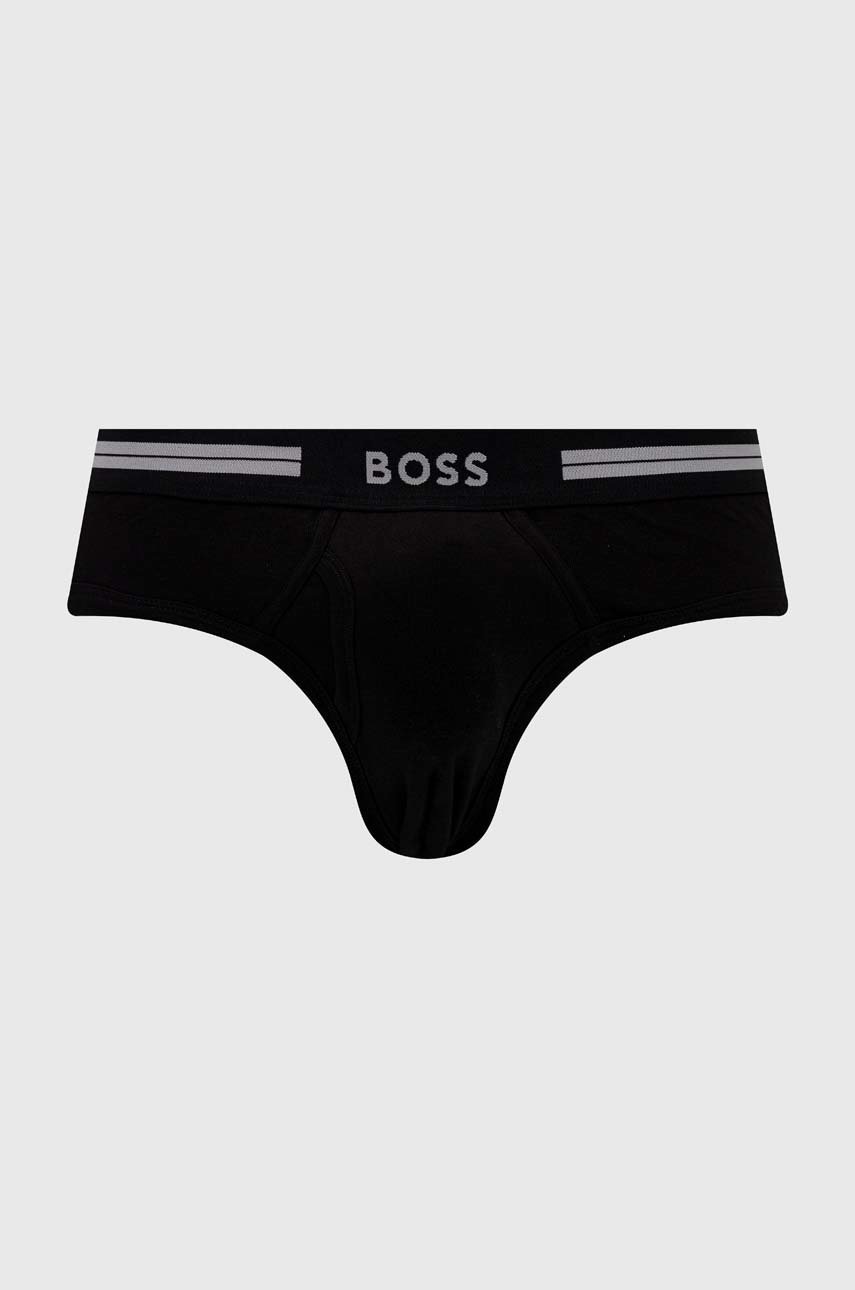 BOSS slip din bumbac culoarea negru 50475395