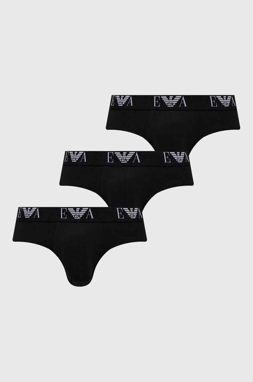 

Слипове Emporio Armani Underwear (3 броя), Черен