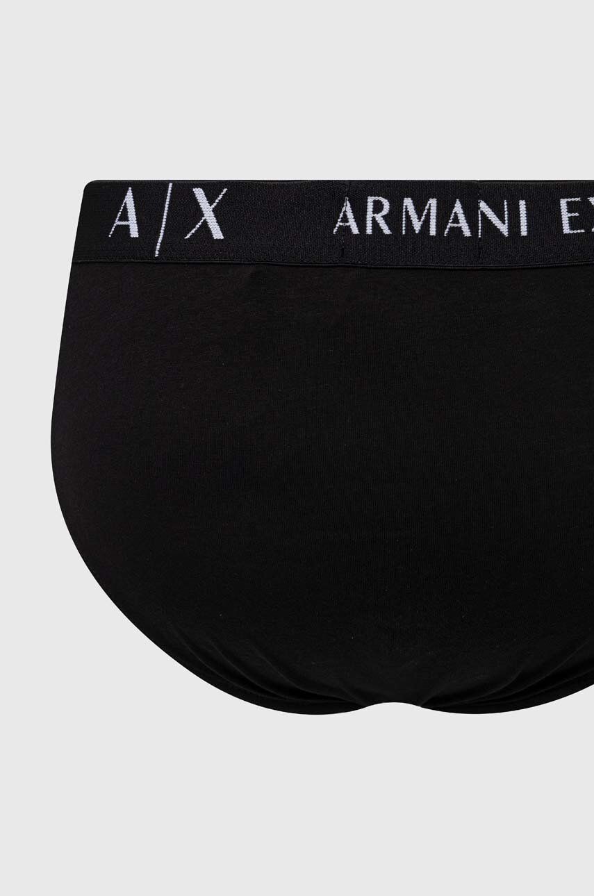 Armani Exchange Slip 3-pack Barbati, Culoarea Negru
