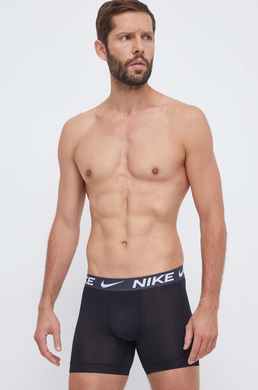 

Боксери Nike 3-pack чоловічі колір чорний