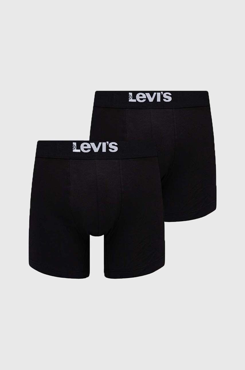 Levi’s boxeri 2-pack barbati, culoarea negru 37149.0824-005 2-PACK imagine noua