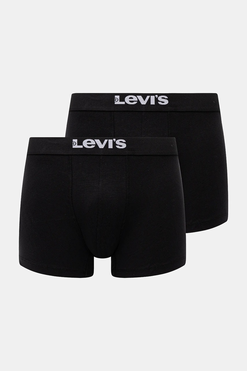 Levi\'s boxeri 2-pack bărbați, culoarea negru 37149.0824-005