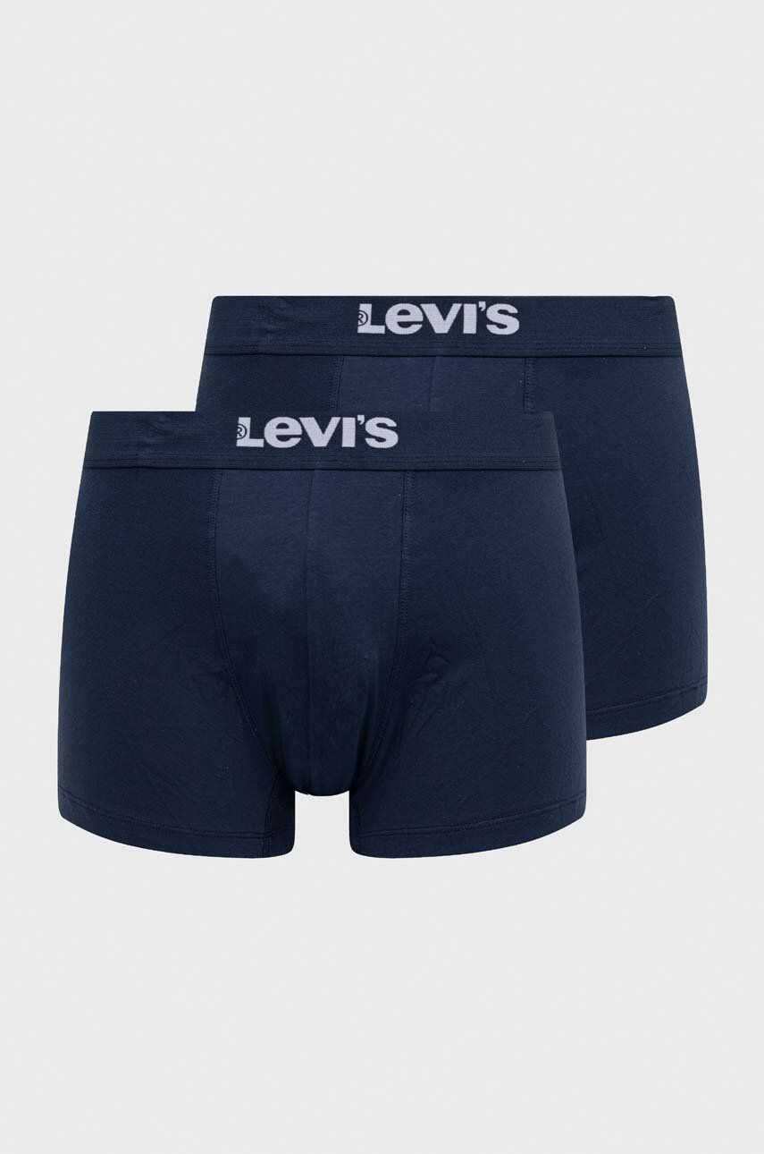 Levi’s boxeri 2-pack barbati, culoarea albastru marin 37149.0810-006 2-PACK imagine noua