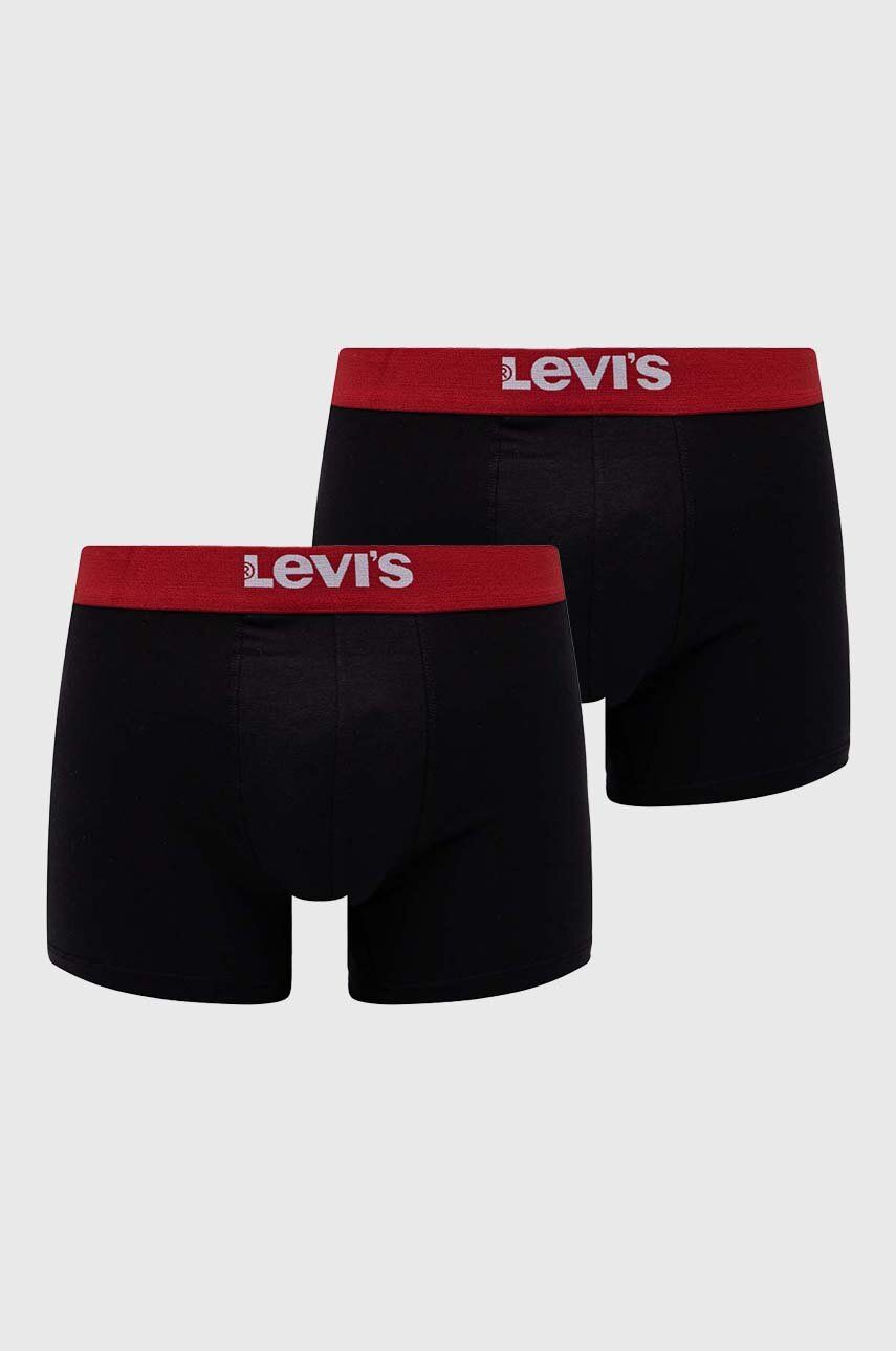 Levi’s boxeri 2-pack barbati, culoarea negru 37149.0811-008 2-PACK imagine noua