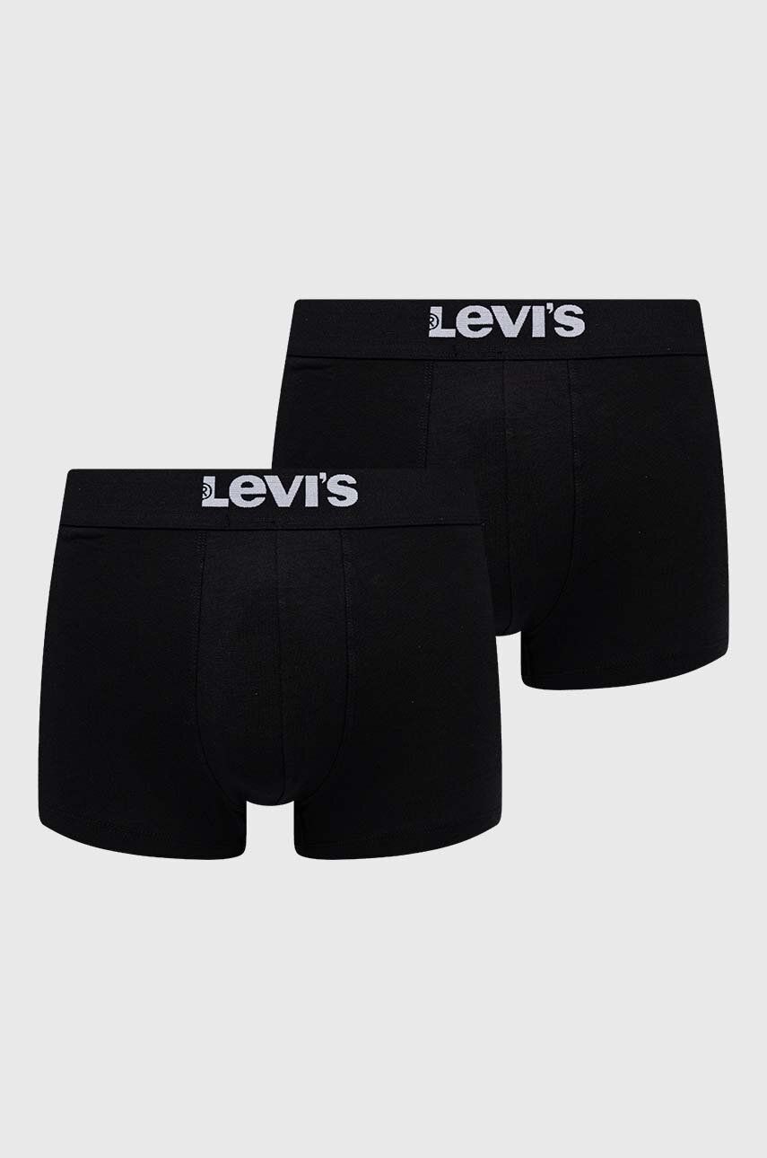Levi’s boxeri 2-pack barbati, culoarea negru 37149.0805-001 2-PACK imagine noua