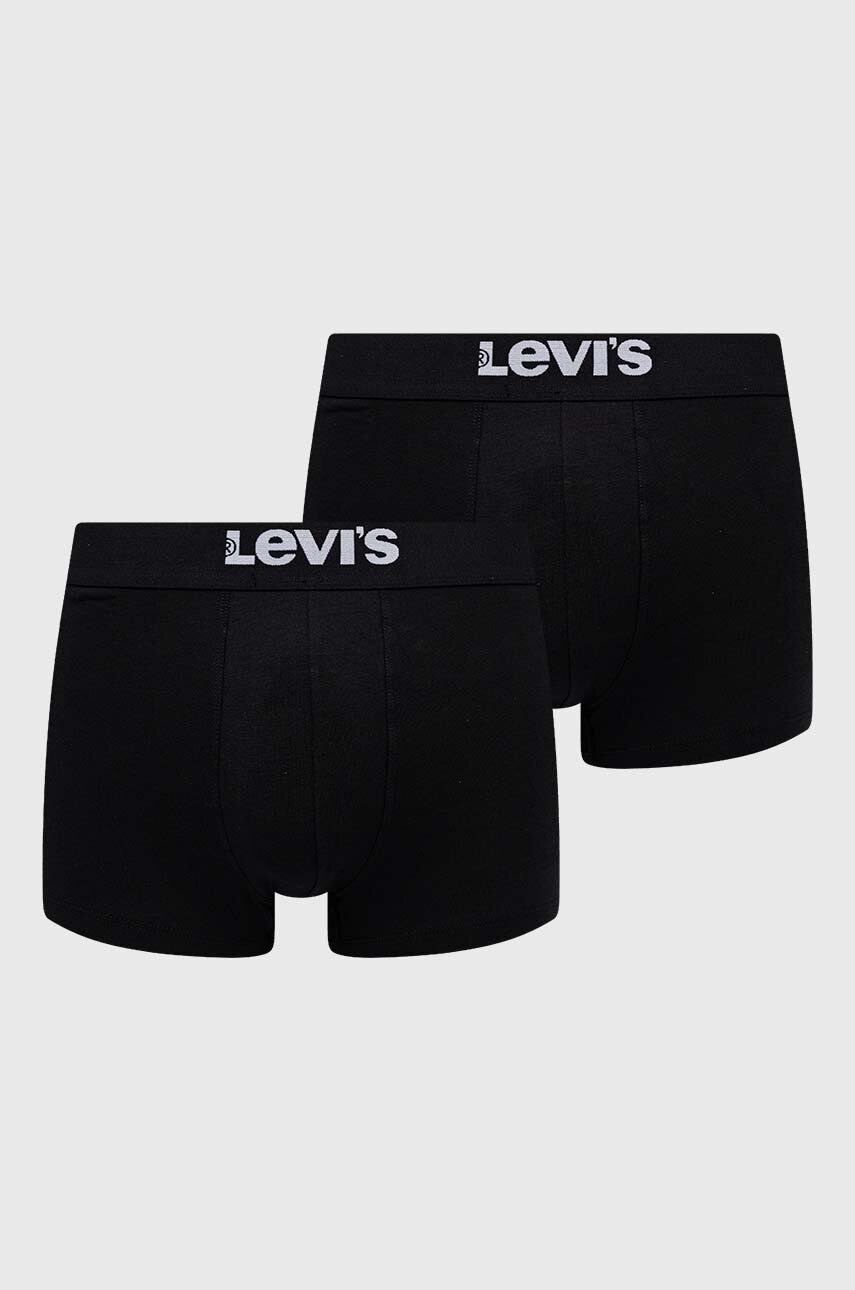 Levi's Boxeri 2-pack Barbati, Culoarea Negru 37149.0805-001