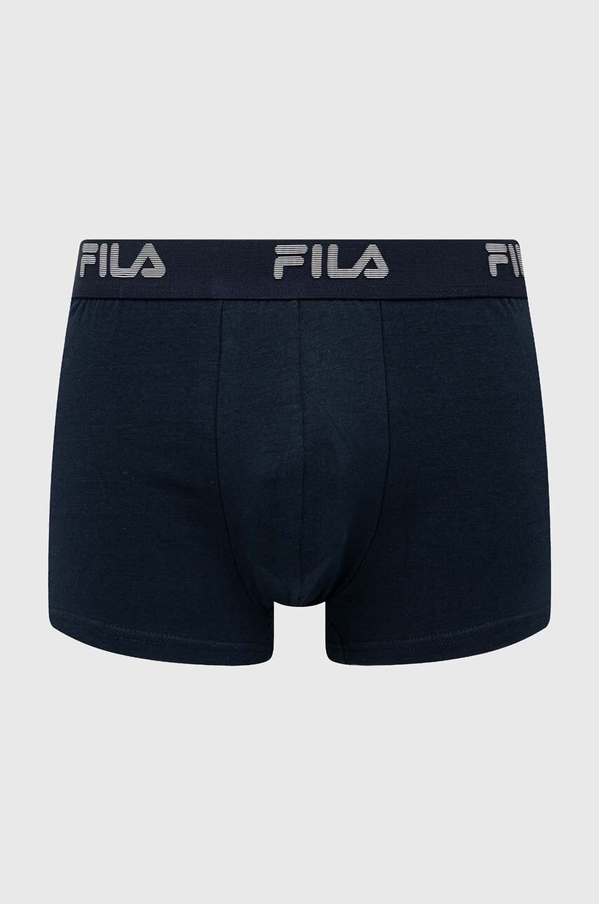 Boxerky Fila pánské, tmavomodrá barva