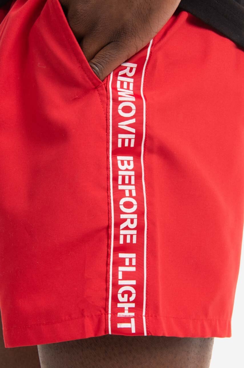Σορτς κολύμβησης Alpha Industries χρώμα: κόκκινο