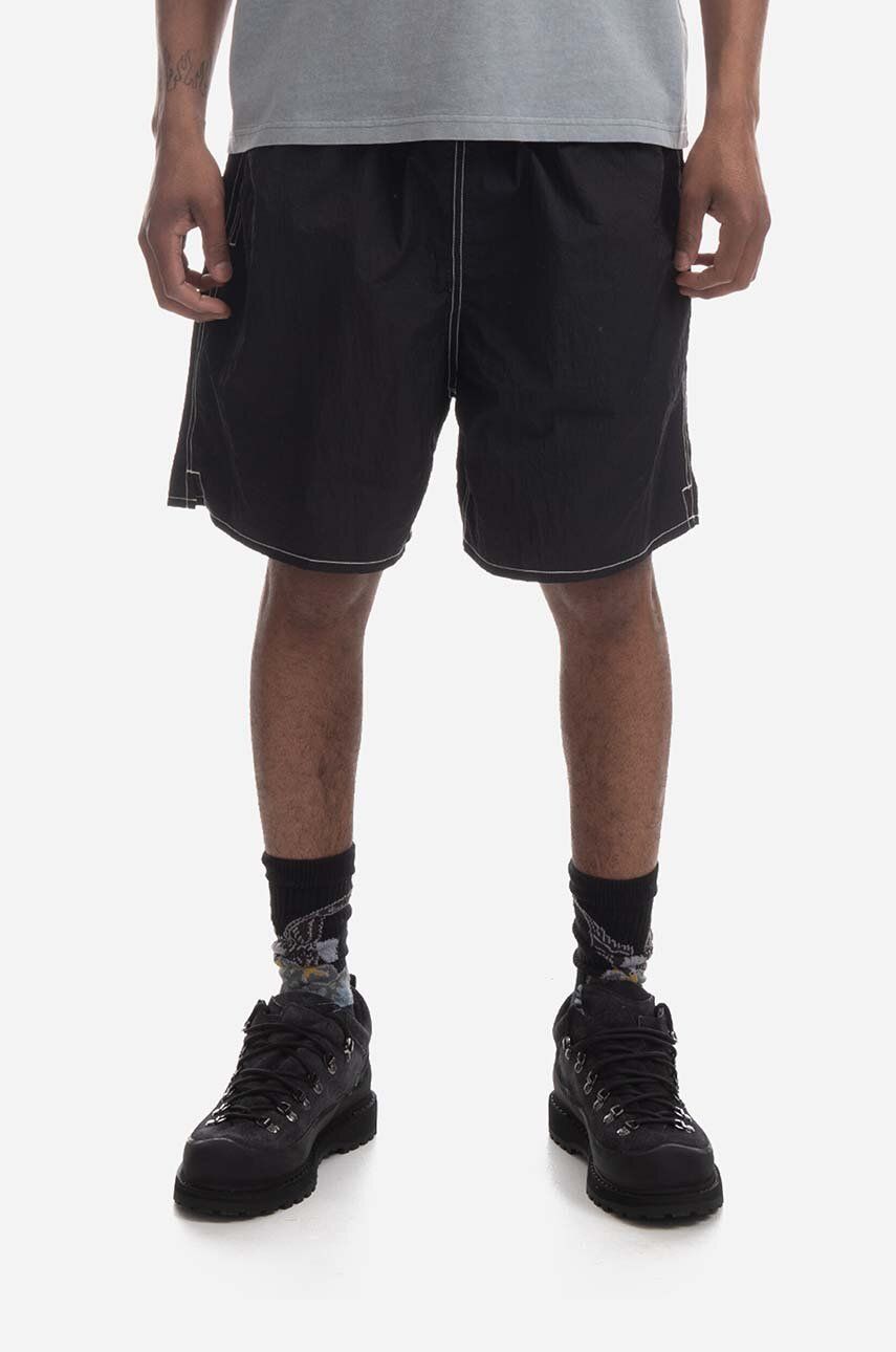Gramicci pantaloni scurți de baie Swim Shorts culoarea negru G3SU.P038-red
