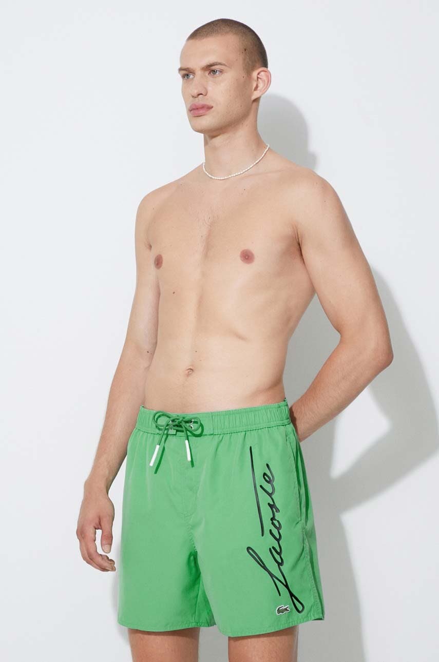 Lacoste pantaloni scurți de baie culoarea verde MH2699-6XP Lacoste pantaloni scurți de baie culoarea verde MH2699-6XP