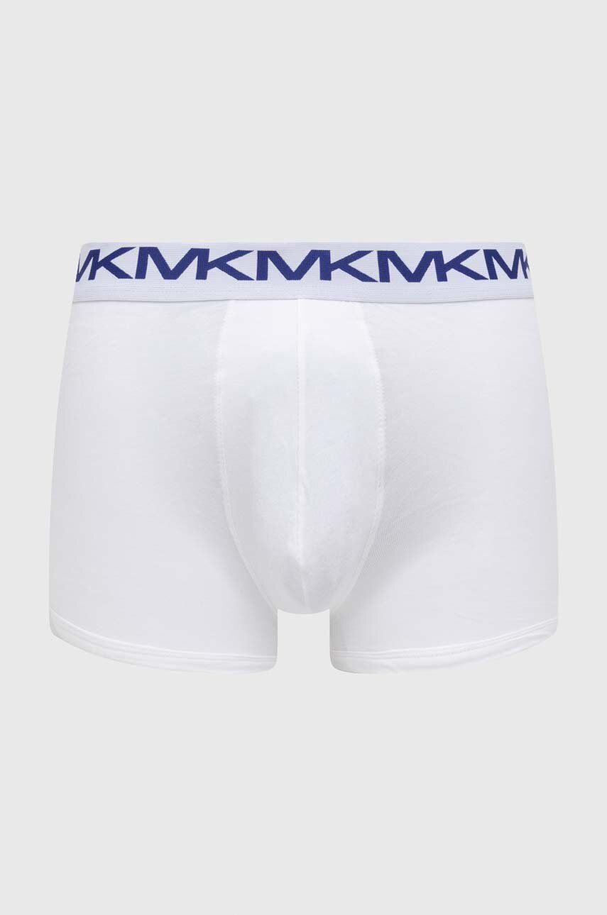 E-shop Boxerky Michael Kors 3-pack pánské, bílá barva