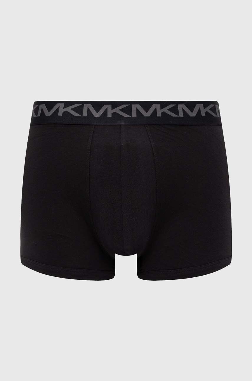 Michael Kors boxeri 3-pack barbati, culoarea negru