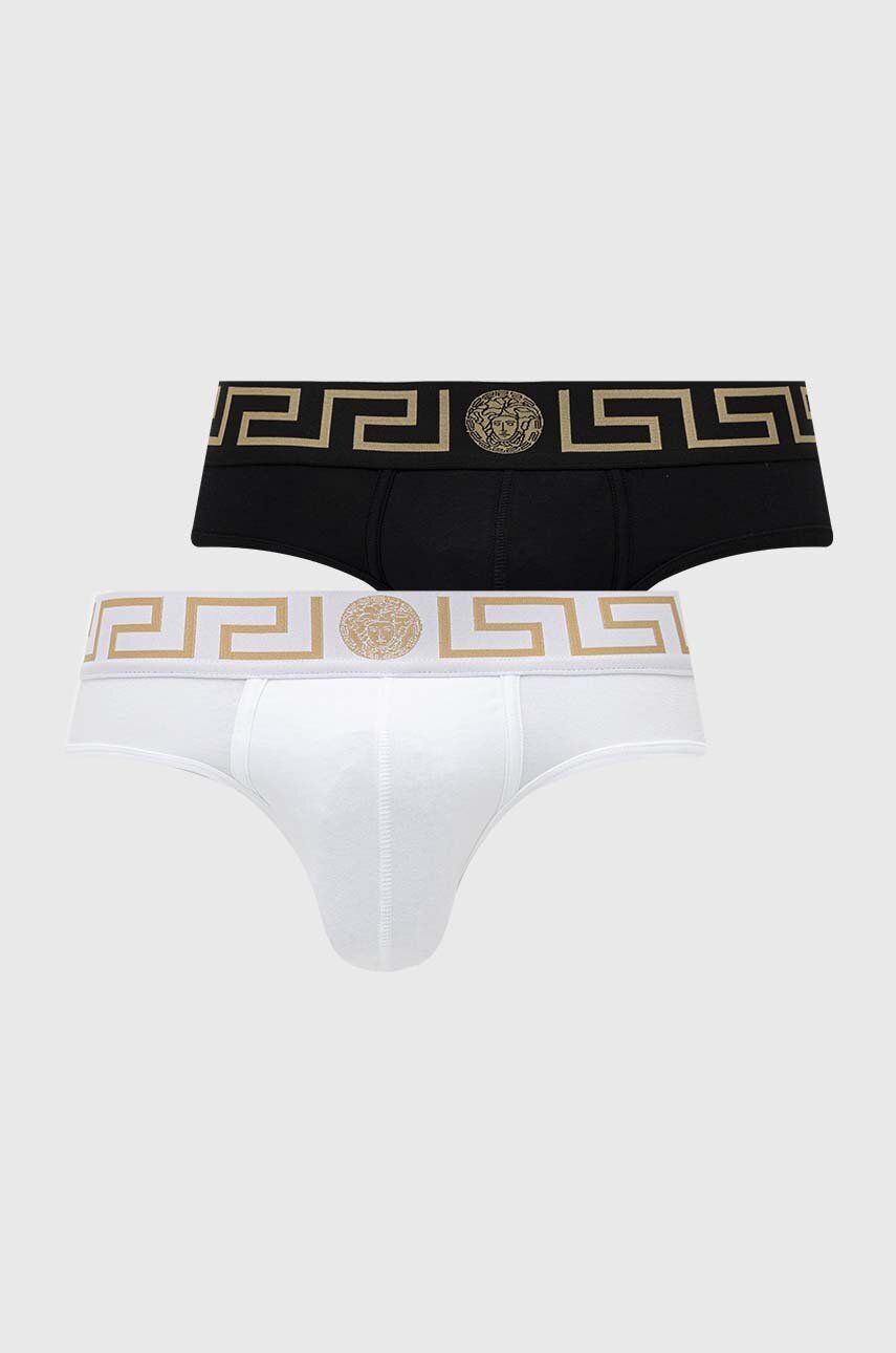 Versace slip 2-pack barbati, culoarea negru