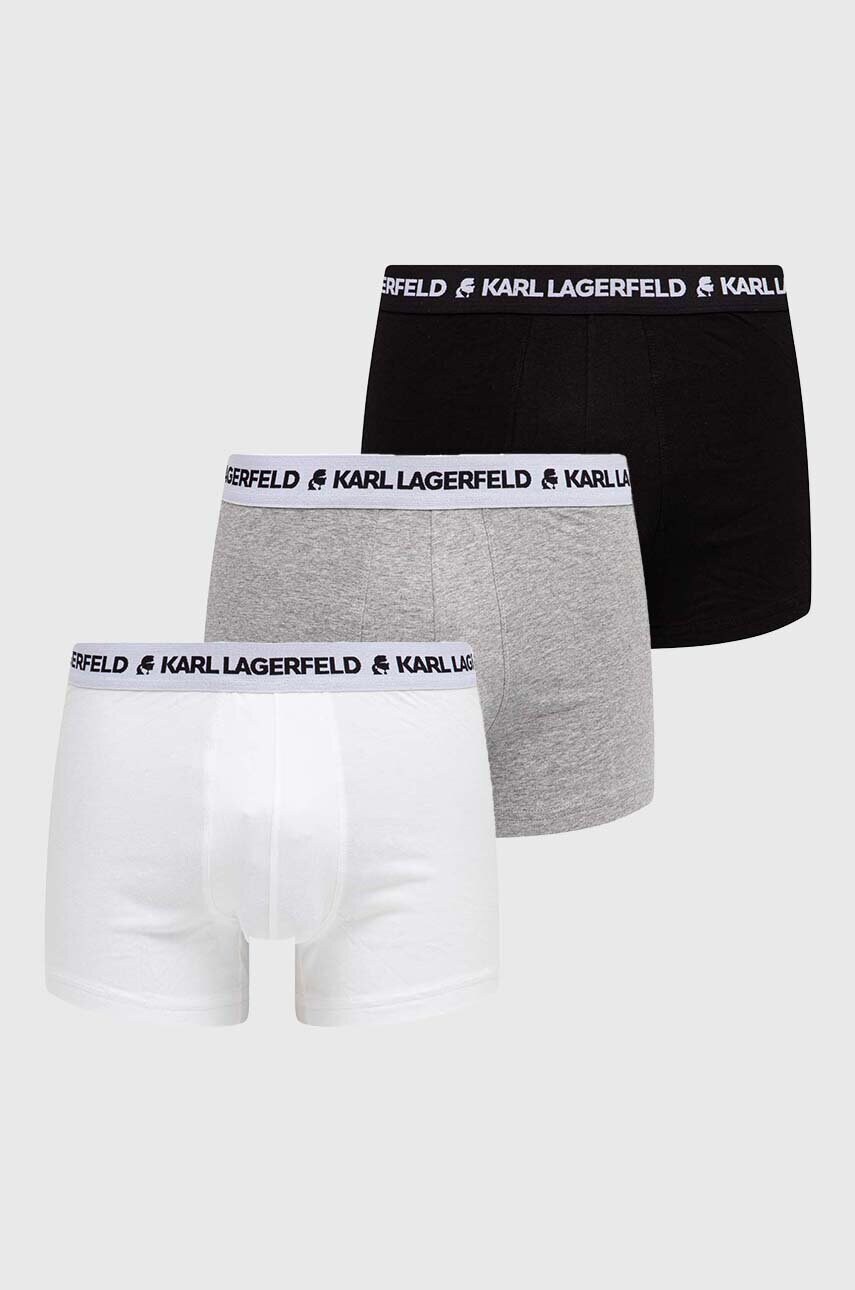Karl Lagerfeld boxeri 3-pack barbati, culoarea albastru marin
