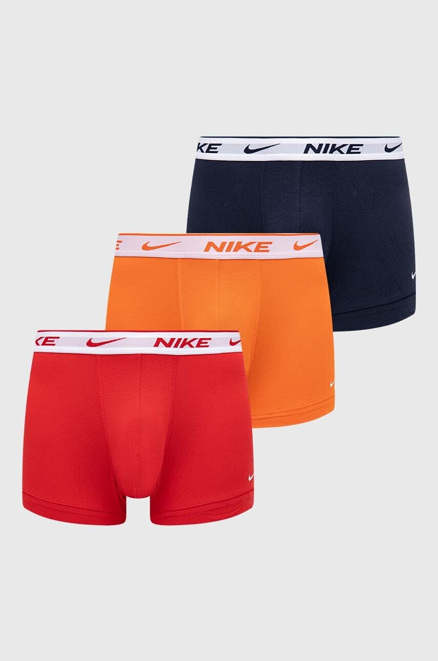 Nike boxeri 3-pack barbati, culoarea rosu