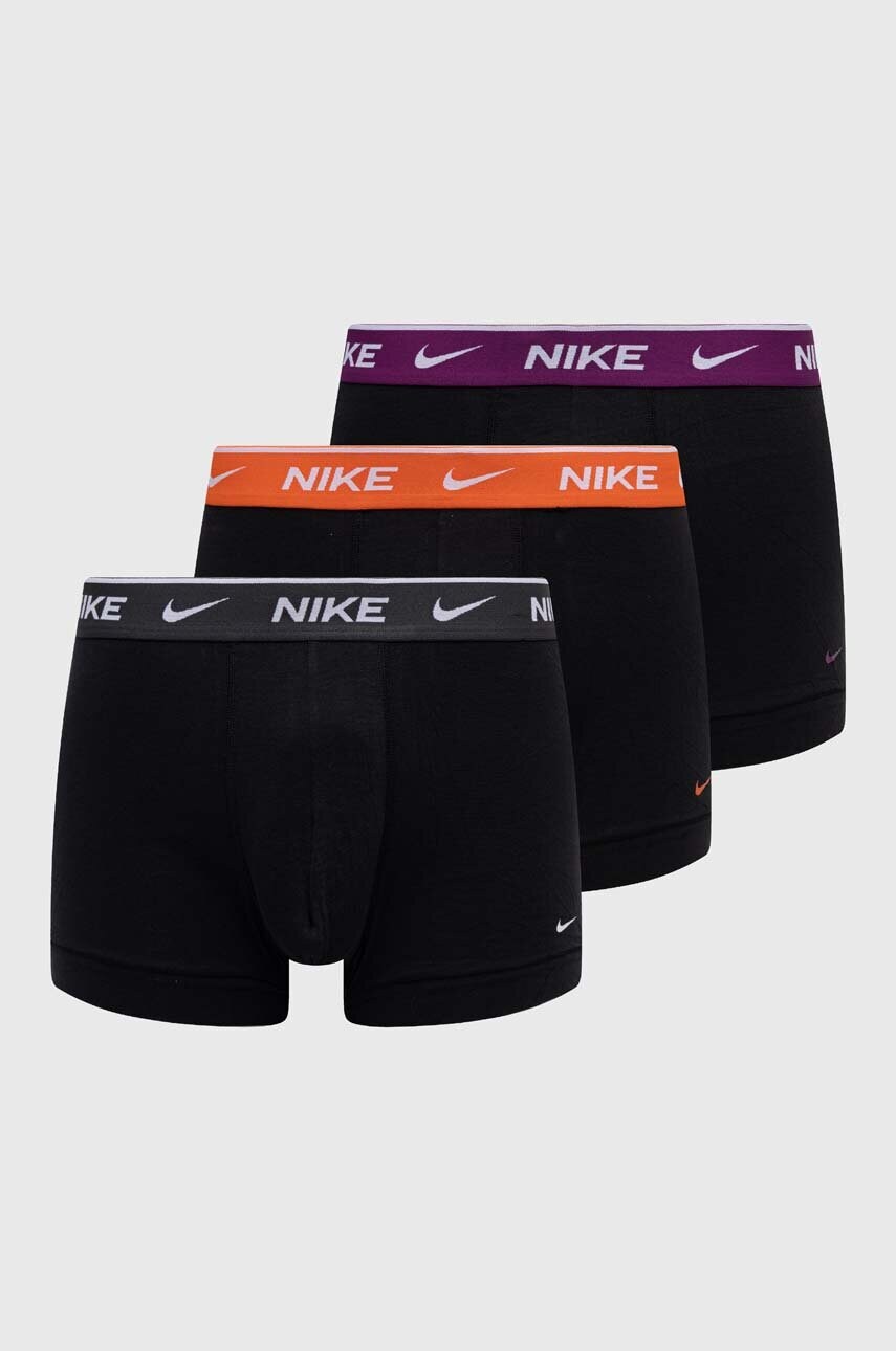 Nike boxeri 3-pack barbati, culoarea negru