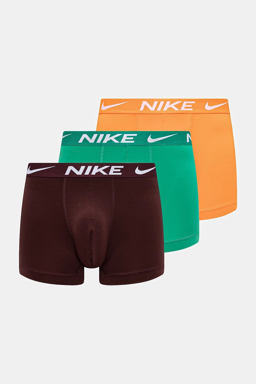 Nike boxeri 3-pack barbati, culoarea verde, 0000KE1157