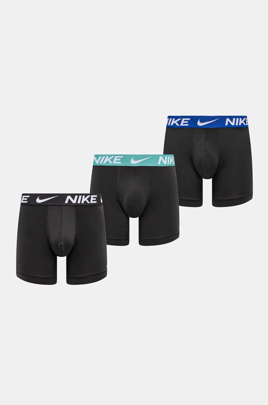 Nike boxeri 3-pack barbati, culoarea verde, 0000KE1157