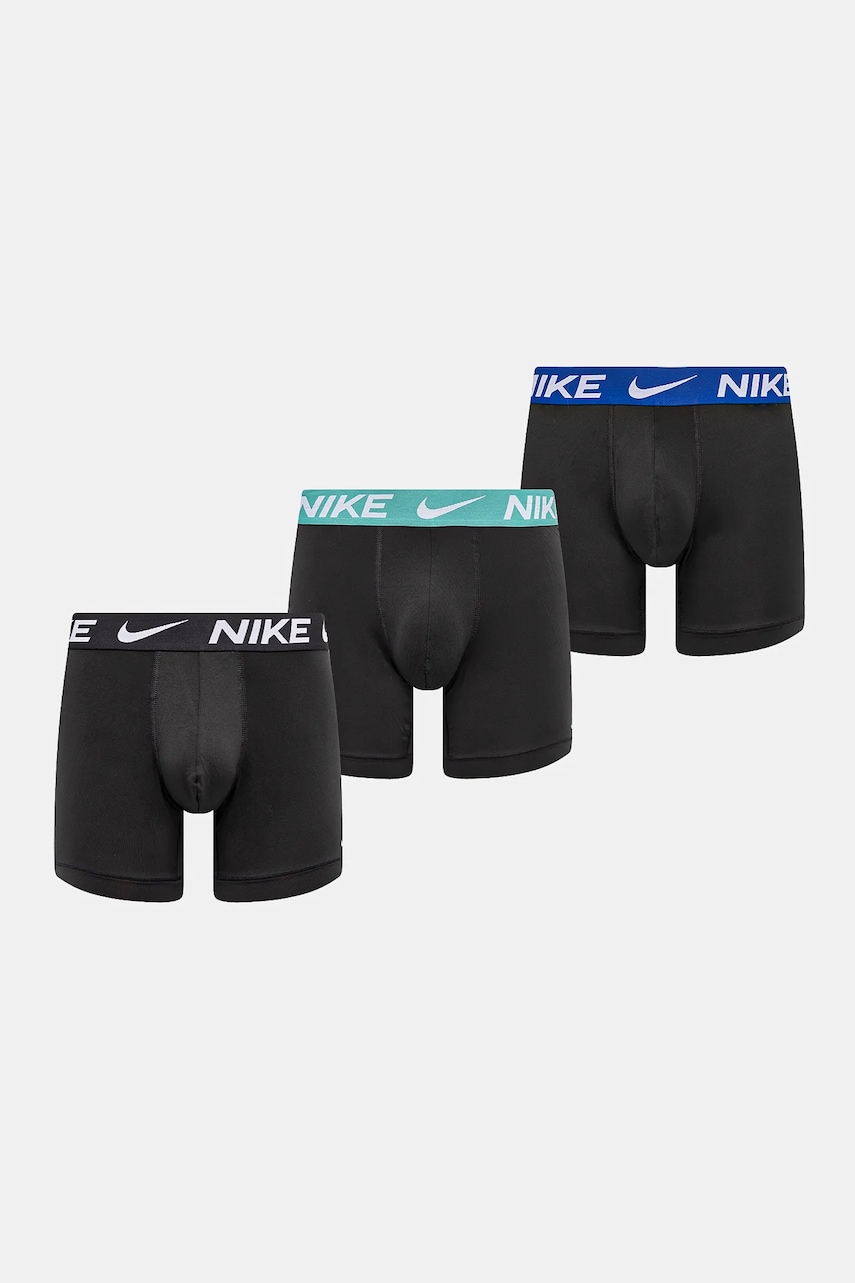 Nike boxeri 3-pack barbati, culoarea verde, 0000KE1157