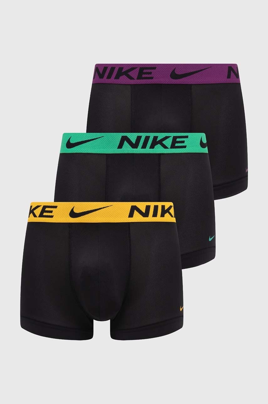 Nike boxeri 3-pack barbati, culoarea negru Nike boxeri 3-pack barbati, culoarea negru