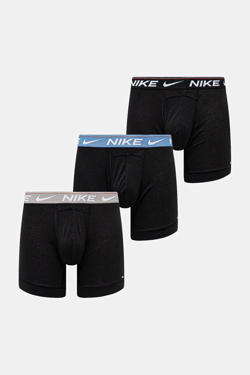 Nike boxeri 3-pack barbati, culoarea negru