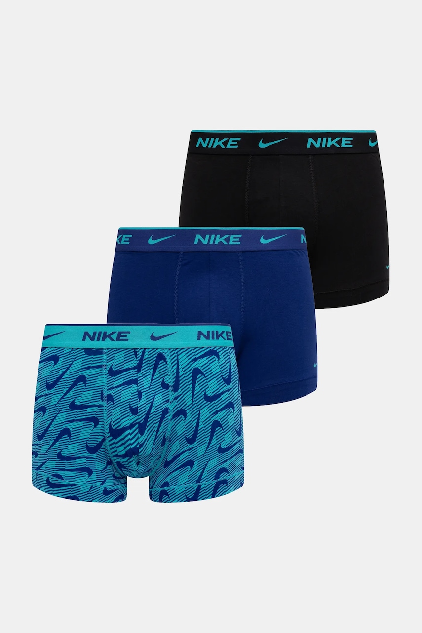 Nike boxeri 3-pack culoarea violet, 000PKE1008