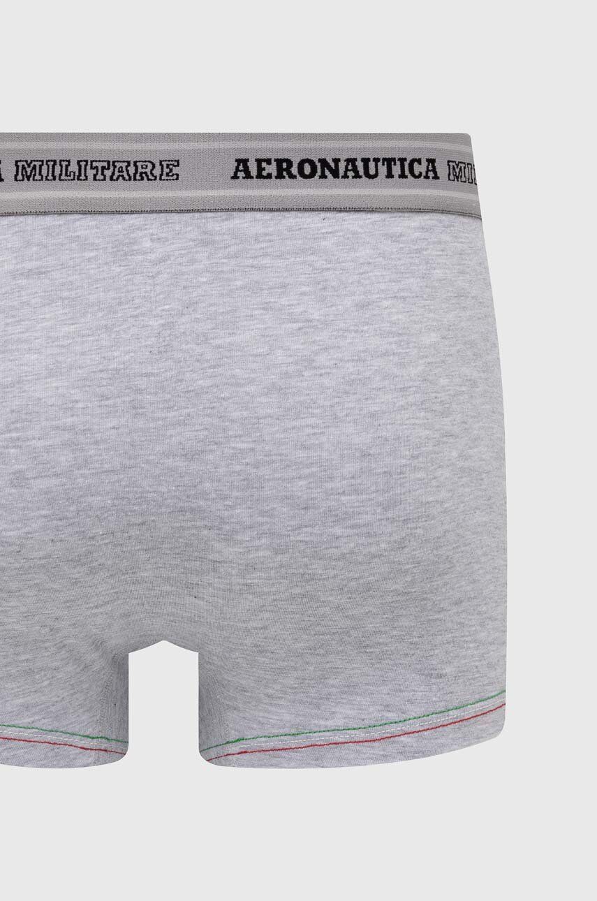 Aeronautica Militare Boxeri 2-pack Barbati, Culoarea Gri, AM1UBX004