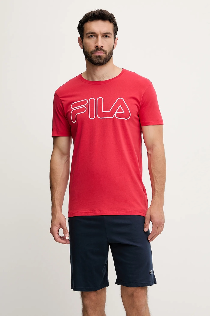 Fila pijamale de bumbac cu imprimeu, FPS1191