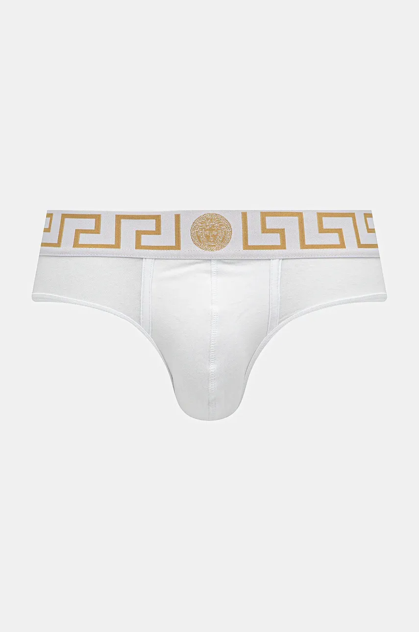 Слипы Versace 2 шт мужские цвет белый AU10180 1A10011 Слипы Versace 2 шт мужские цвет белый AU10180 1A10011