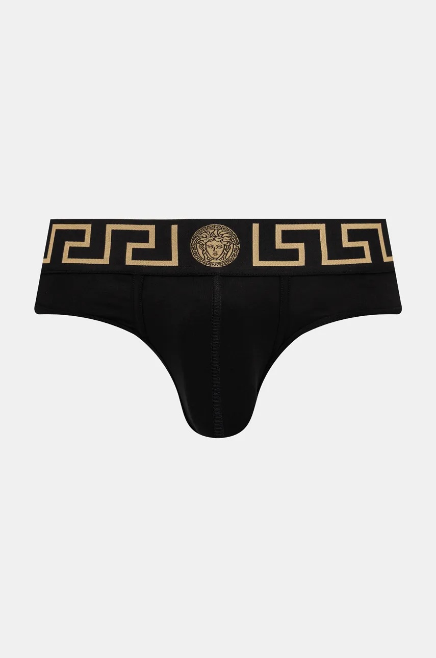 Слипы Versace 2 шт мужские цвет чёрный AU10180 1A10011 Слипы Versace 2 шт мужские цвет чёрный AU10180 1A10011