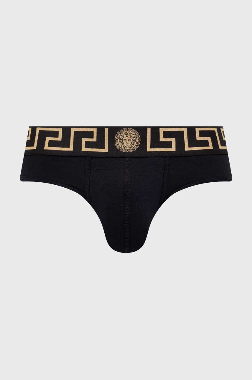 

Слипове Versace в черно AU10027 1A10011, Черен