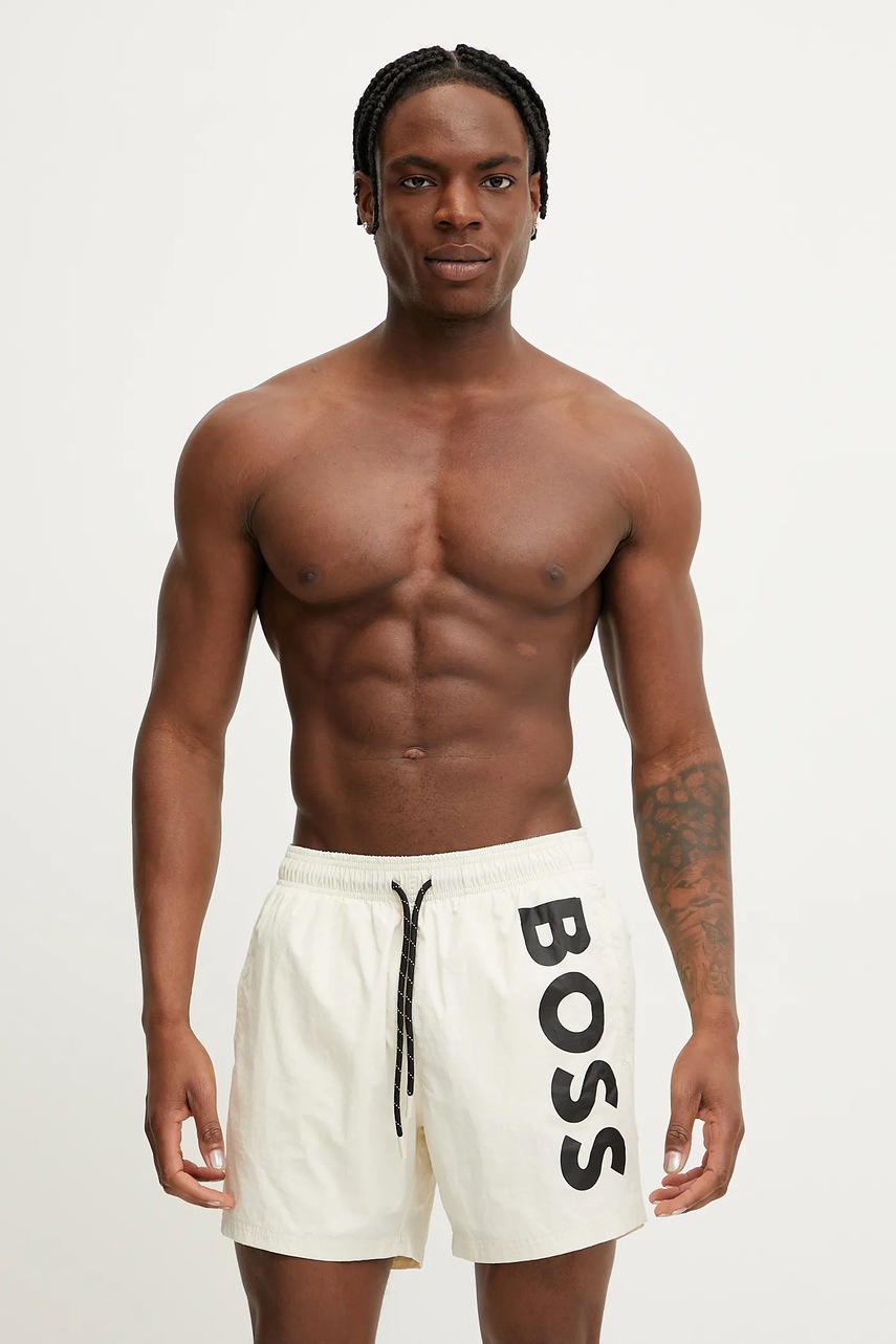 Купальные шорты BOSS цвет бежевый 50514502 Купальные шорты BOSS цвет бежевый 50514502