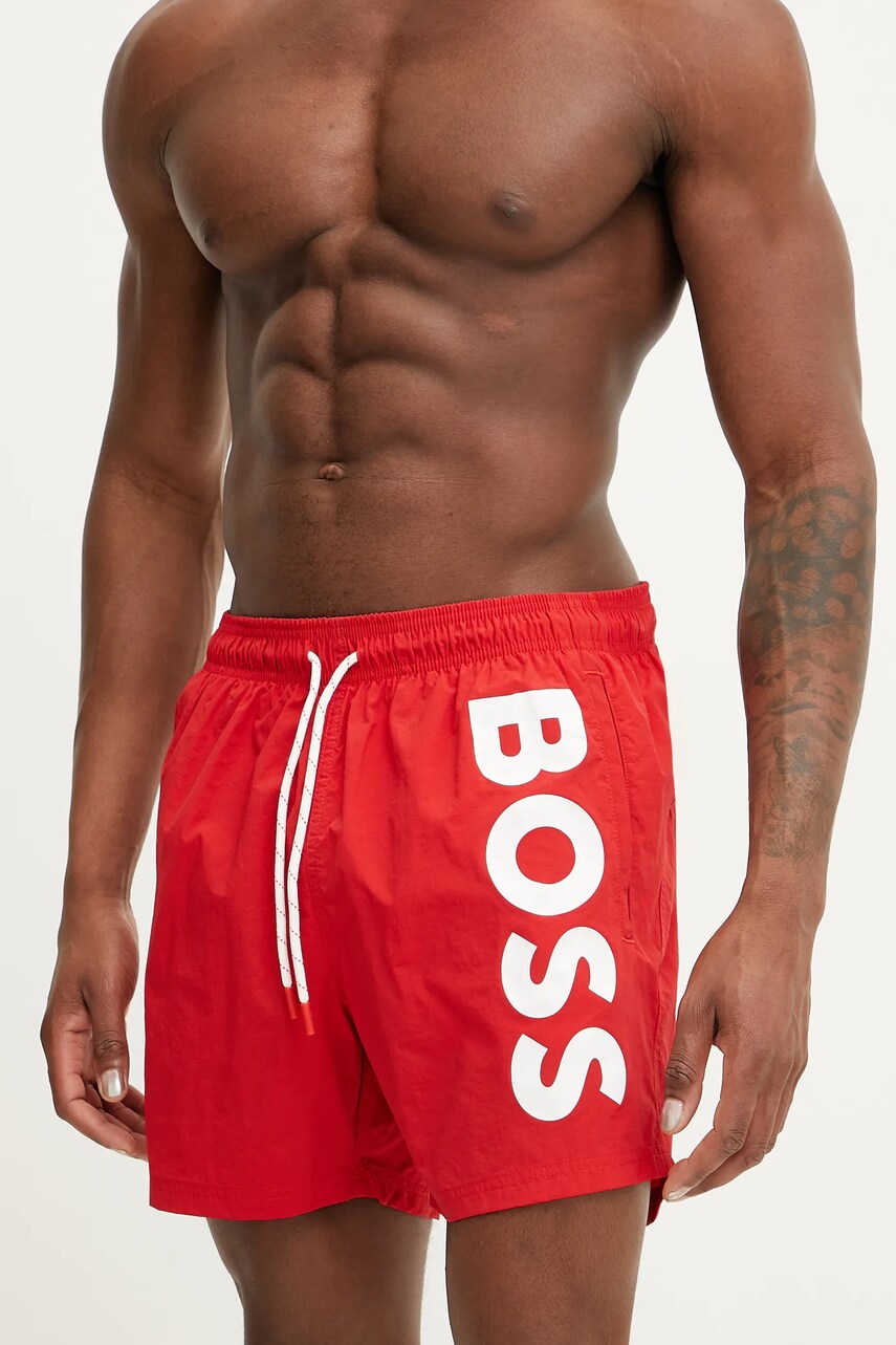 BOSS pantaloni scurti de baie culoarea rosu, 50514502