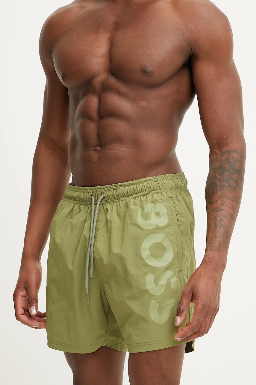 BOSS pantaloni scurti de baie culoarea verde, 50514502