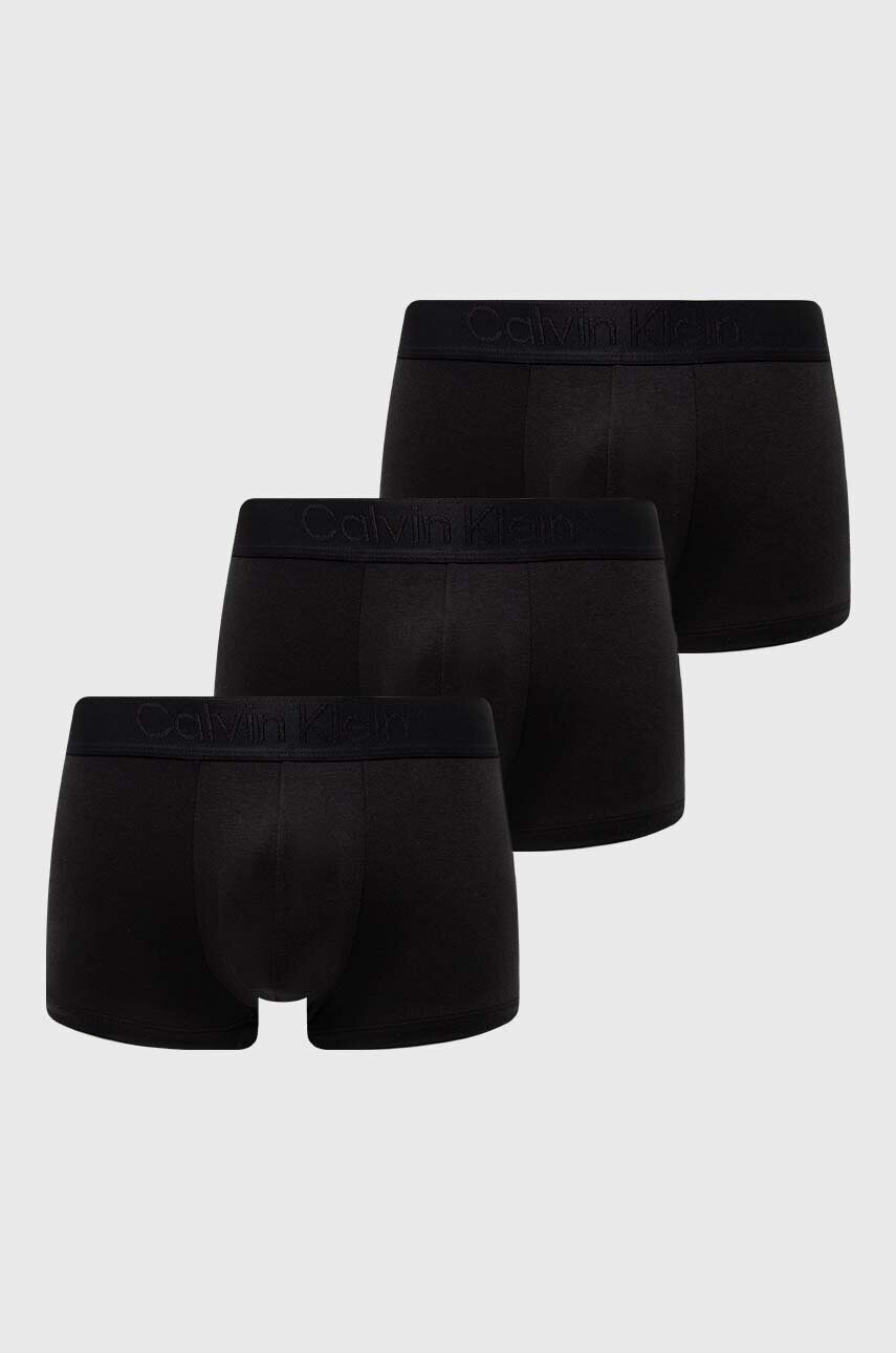 

Боксерки Calvin Klein Underwear (3 чифта) в черно 000NB3651A, Черен