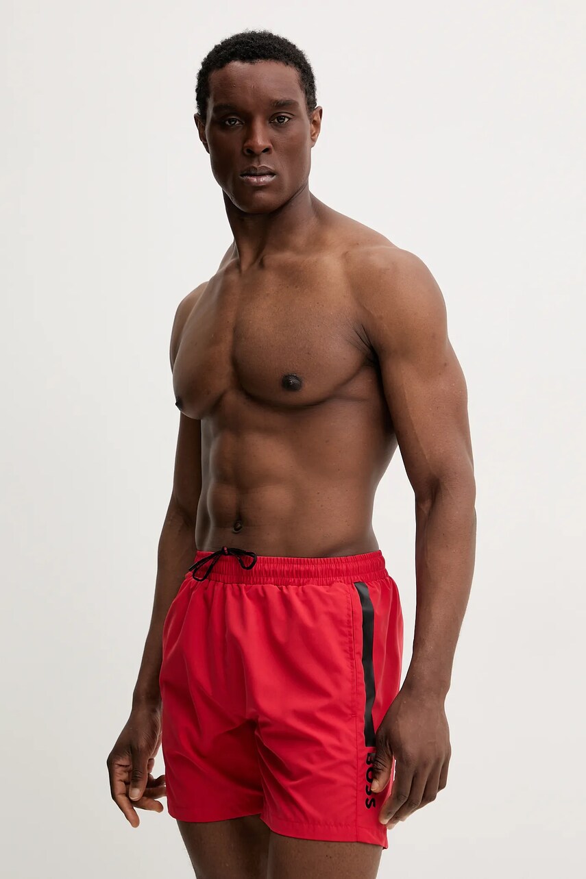 BOSS pantaloni scurti de baie culoarea rosu, 50508963