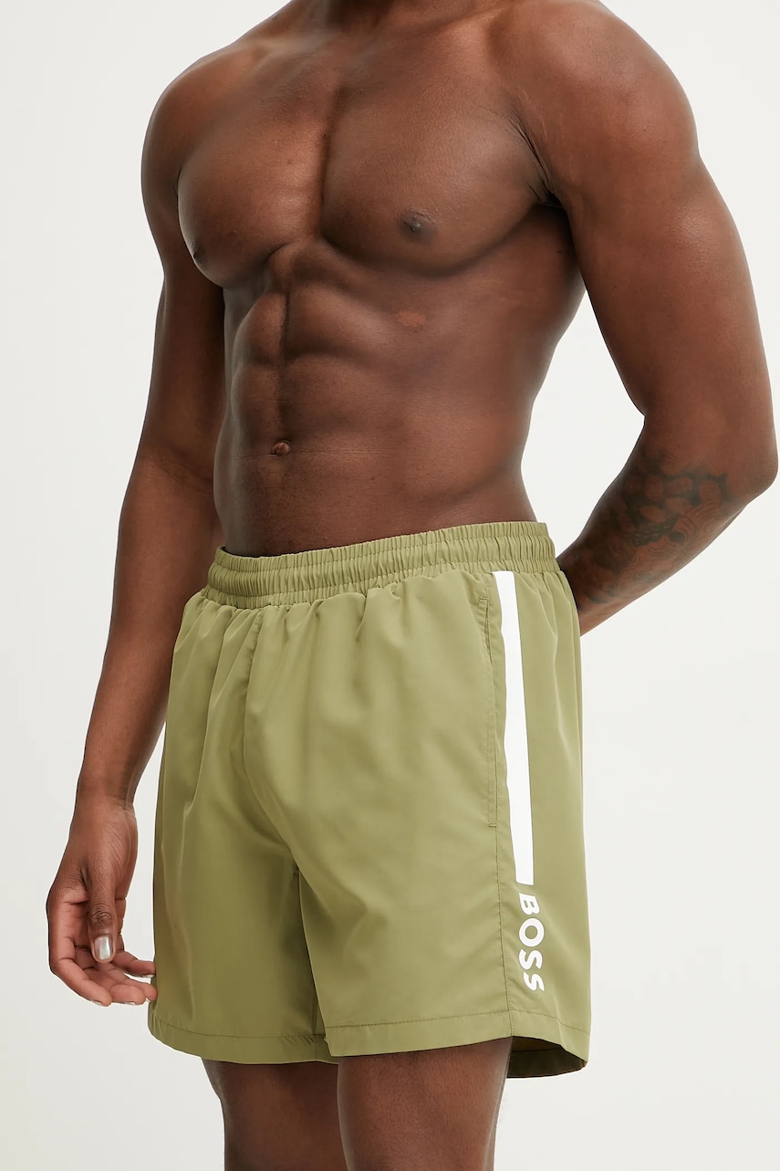 BOSS pantaloni scurti de baie culoarea verde, 50508963