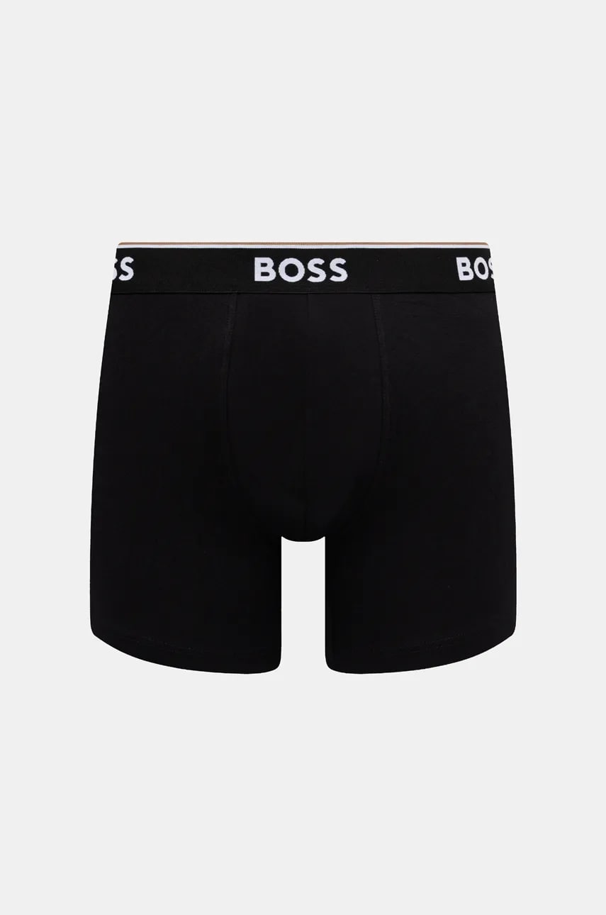 Боксеры BOSS 3 шт мужские цвет чёрный 50475282 Боксеры BOSS 3 шт мужские цвет чёрный 50475282