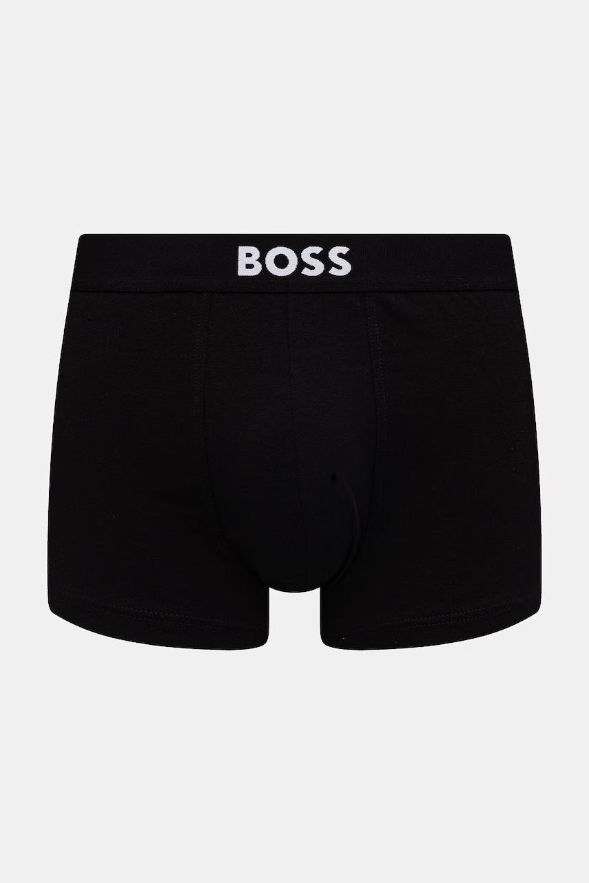 BOSS boxerky pánske bavlnené s elastanom Trunk 3P BOSS ONE 3-pack