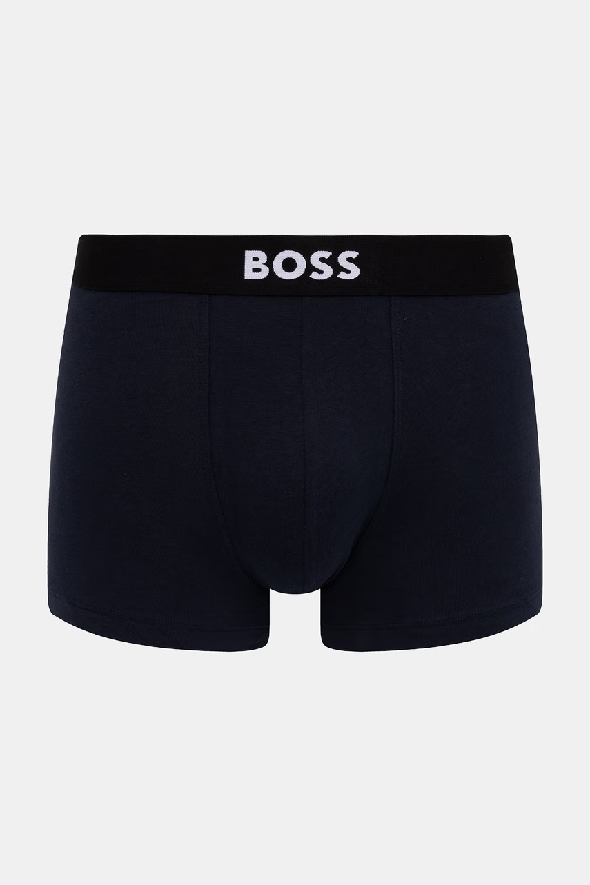 BOSS boxerky pánske bavlnené s elastanom Trunk 3P BOSS ONE 3-pak