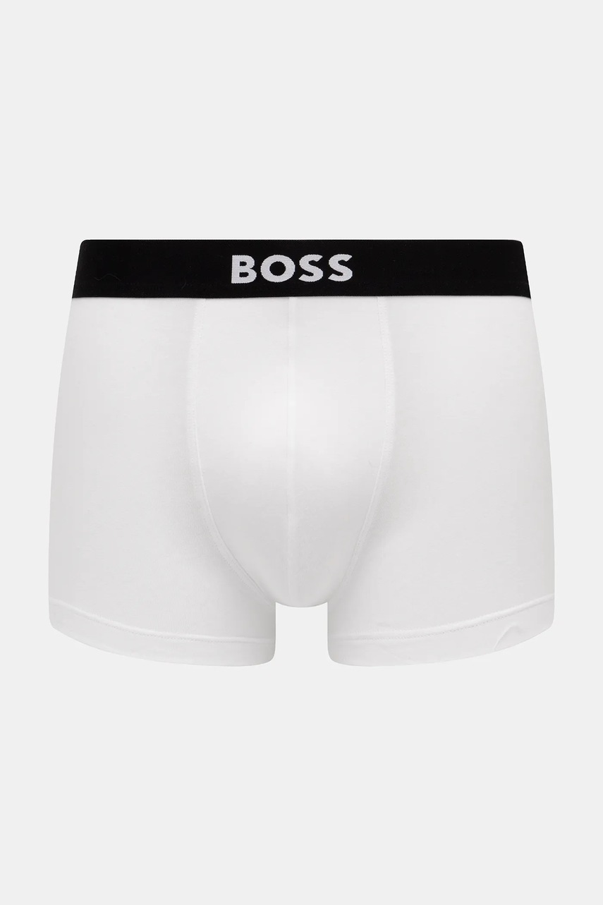 BOSS boxerky pánské bavlněné s elastanem Trunk 3P BOSS ONE 3-pack (obrázek 4)