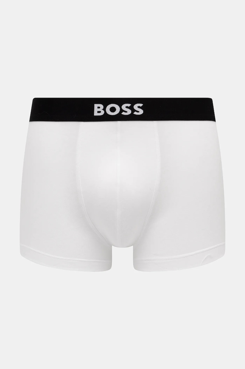BOSS boxerky pánske bavlnené s elastanom Trunk 3P BOSS ONE 3-pak