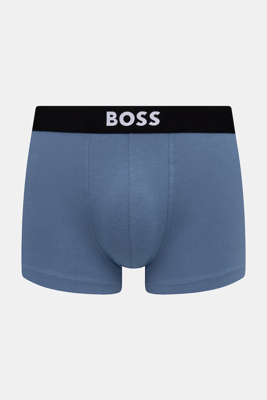 BOSS boxerky pánske bavlnené s elastanom Trunk 3P BOSS ONE 3-pak