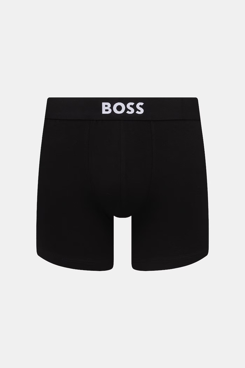 BOSS priliehavé boxerky pánske bavlnené s elastanom BoxerBr 3P BOSS ONE 3-pak
