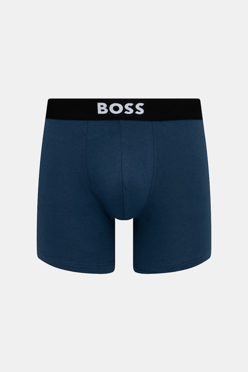 BOSS priliehavé boxerky pánske bavlnené s elastanom BoxerBr 3P BOSS ONE 3-pak