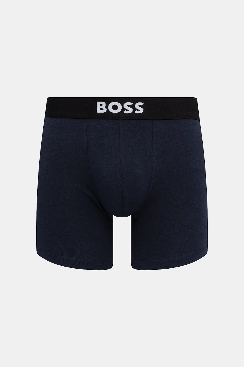 BOSS priliehavé boxerky pánske bavlnené s elastanom BoxerBr 3P BOSS ONE 3-pak