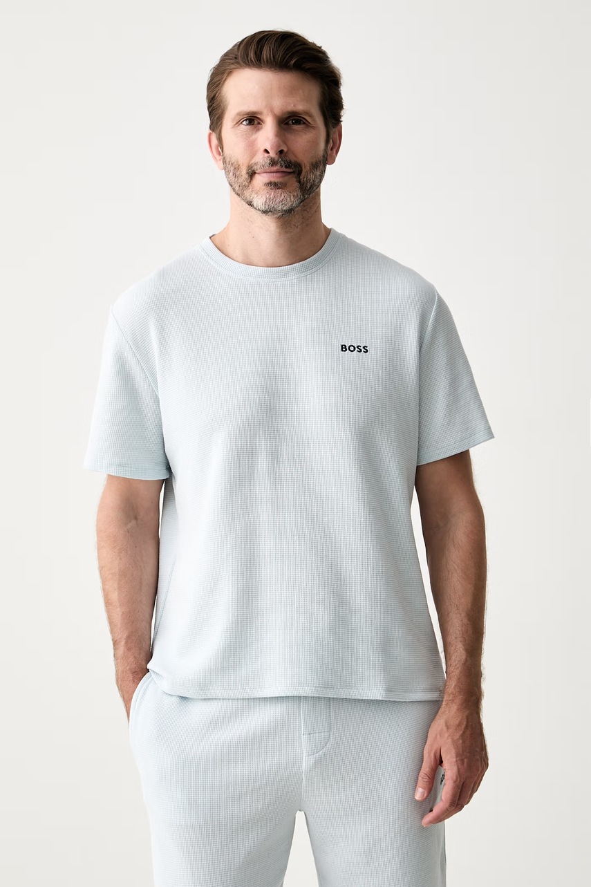 BOSS tricou loungewear bărbătesc Waffle T-Shirt